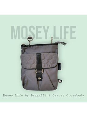 Mosey LIfe by Baggallini Caster Cross Body Purse - Gray